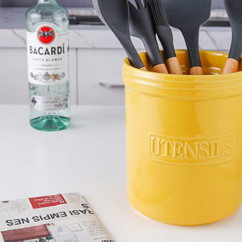 Cooking Utensil Holder (Yellow)
