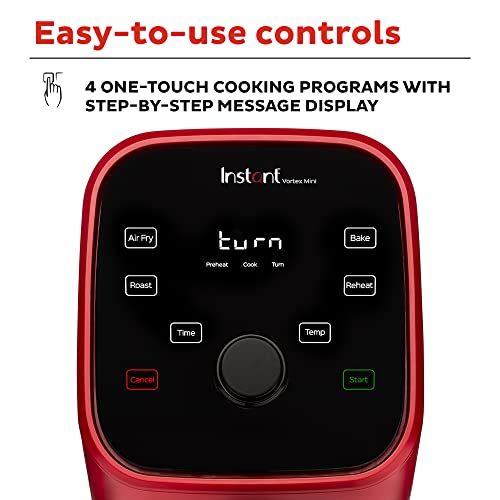 Vortex 2QT Mini Air Fryer (Red)