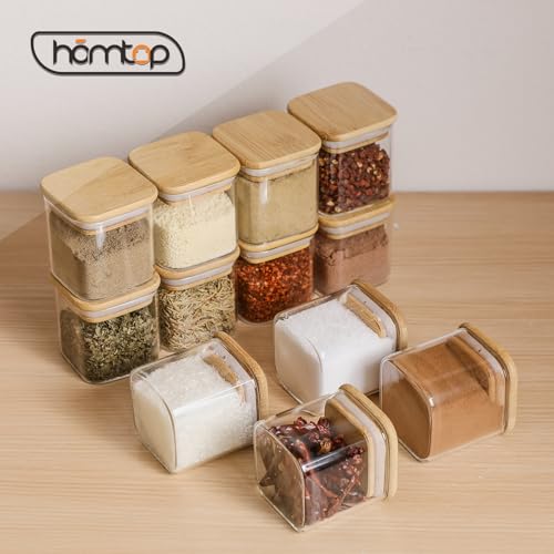 12Pcs 4oz Small Spice Empty Jars with 275 Labels