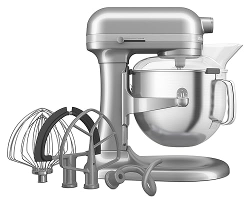 7 Quart Bowl Lift Stand Mixer with Accessories (Contour Silver)