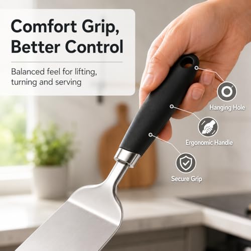 11 Inch Metal Spatula (Black-Metal Spatula)