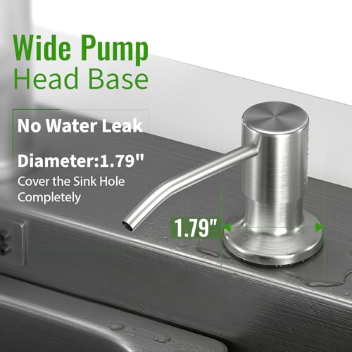 Kitchen Sink Soap Dispenser (Brushed Nickel)