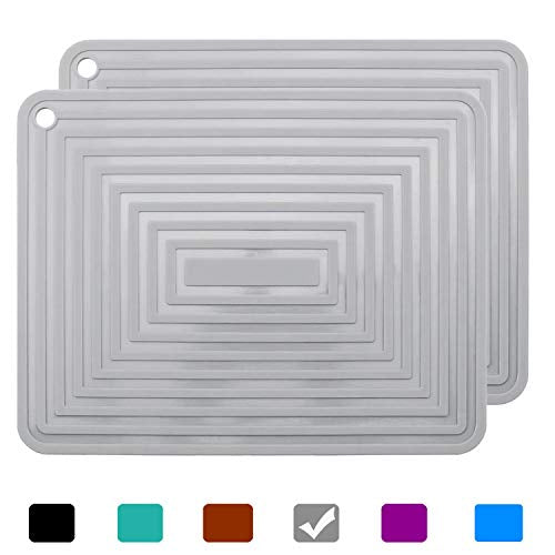 Large Silicone Trivet Mats for Hot Dishes (2 Count)