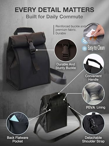 Insulated Foldable Lunch Bag