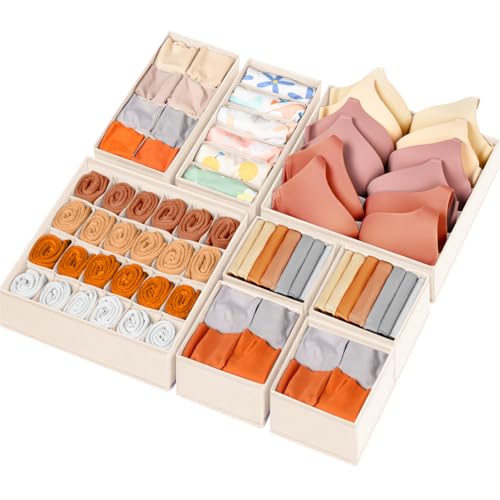 Drawer Organizer Clothes (8 Count)