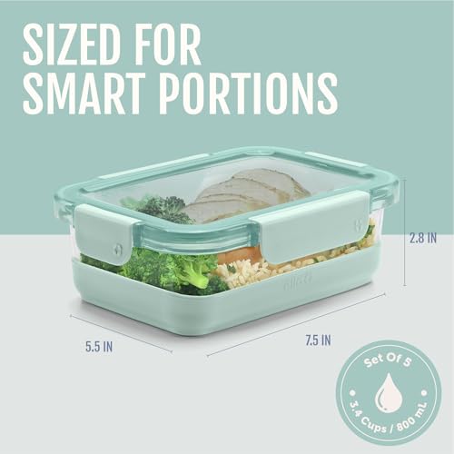 Duraglass Refresh 3.4 Cup Meal Prep Containers (Garden Goals with Boot / 3.4 Cup)