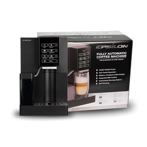 Fully Automatic Coffee Machine with Grinder (Black)
