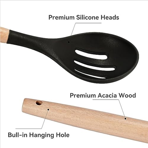 Non Stick Silicone Cooking Utensils Set (5 Count)