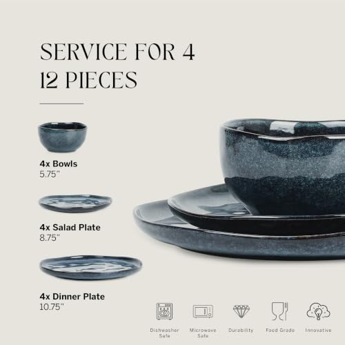 Stone + Lain Mirella 12 (Blue / 12-Piece - Service for 4)