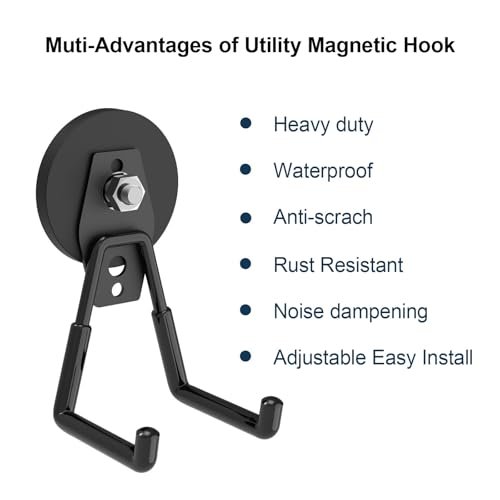 Super Strong Magnetic Hooks Heavy Duty (4 Count)