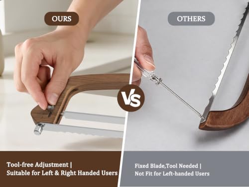 10 Inch Bread Slicer (Natural Wood Color)