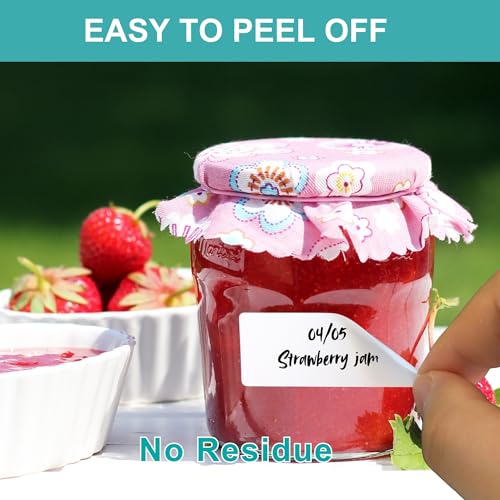 600 Blank Removable Freezer Label Stickers