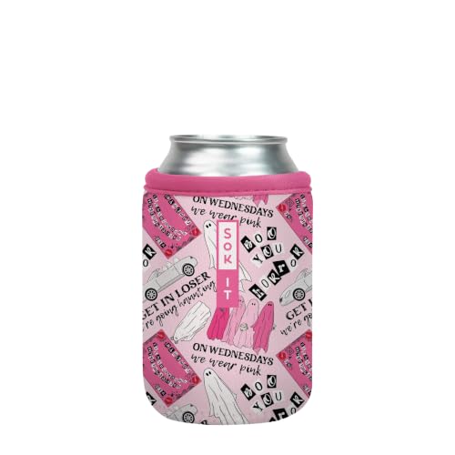 CanSok Sleeve for Beer & Soda Insulated Neoprene Cover (She Doesn't Even Ghost Here / 12oz Can Sleeve)