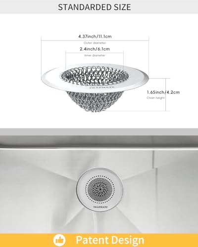 4 Pcs Kitchen Sink Drain Strainer (4 Count)