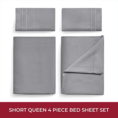 Iconic 4 Piece (1394 Gray / RV / Short Queen)