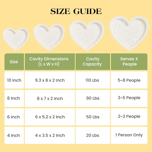 8 Inch Silicone Heart Shaped Cake Pans (Heart / 8 inch)