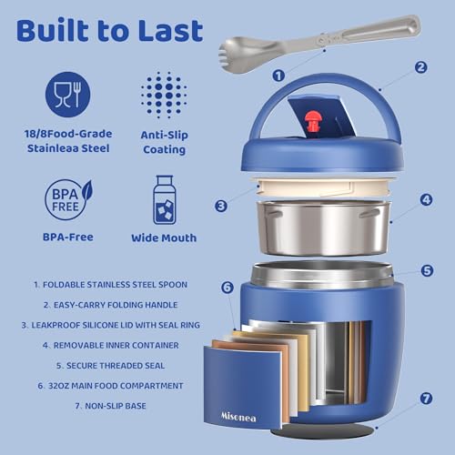 Thermo for Hot Food 32OZ (Light Blue)