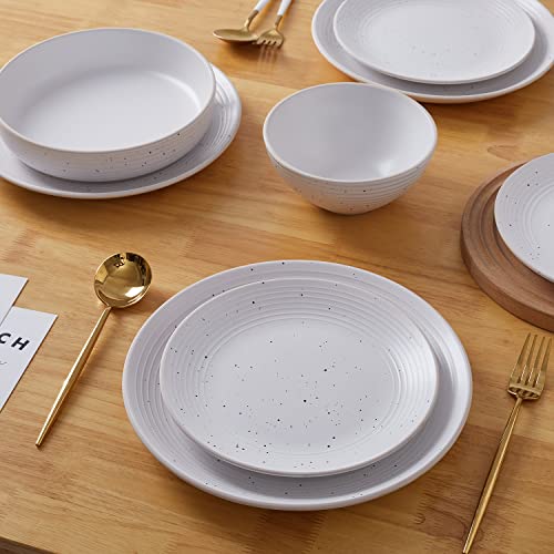 Lauren Modern Stoneware 32 (32-Piece Service for 8 / Off-White)
