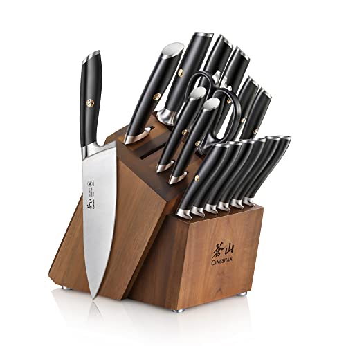 L Series 17 Piece German Steel Forged Knife Set