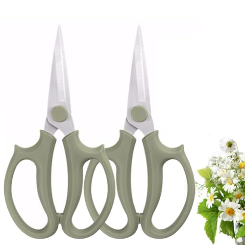 Flower Scissors (Grey Green Slender 2pics)