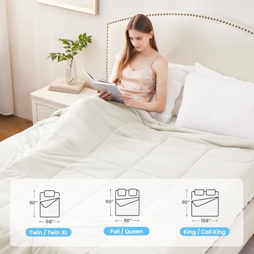 Cooling Comforter Queen Size (Cool Cream / Cooling Queen（90*90）)