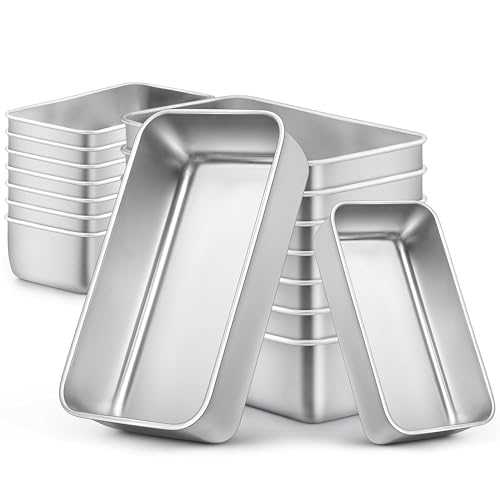 Bread Pan Set (Silver / Medium & Small)