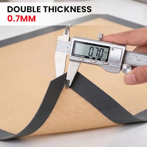Silicone Baking Mat 2 Pack (Baking Mat / 2 Half Sheets)