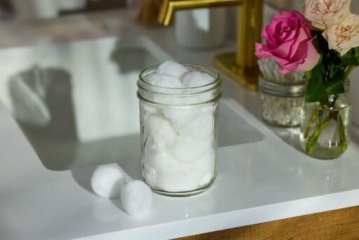 Wide Mouth Glass Mason Jars with Lids and Bands (Pint / 16 Oz (Pack of 6))