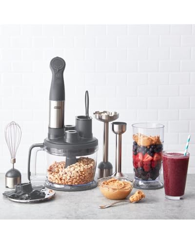 Chef Series Deluxe Immersion Hand Blender Set (Chef Series Deluxe / Cool Grey)