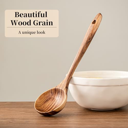 Wooden Soup Ladles (1 PC Teak Ladle)