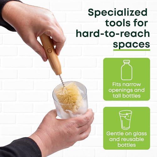 Bamboo Dish Brush Set 5 Piece