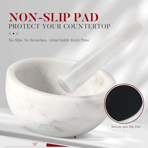 Marble Mortar and Pestle Set