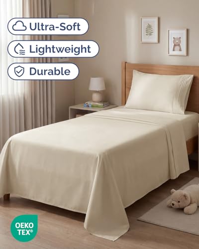Twin Size 3 Piece Sheet Set (11 - Wheat / Twin)