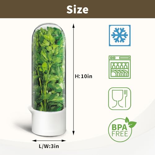Herb Keeper for Refrigerator (4PCS)
