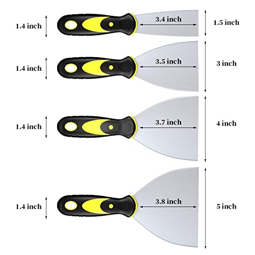 Putty Knife Scrapers (4 Count)