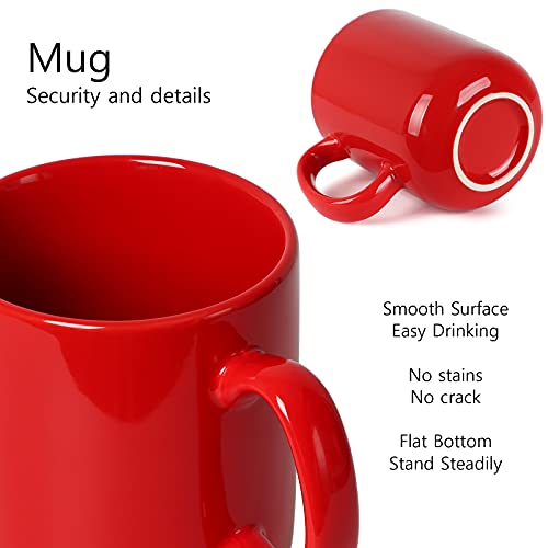 20 OZ Large Coffee Mug (Red)