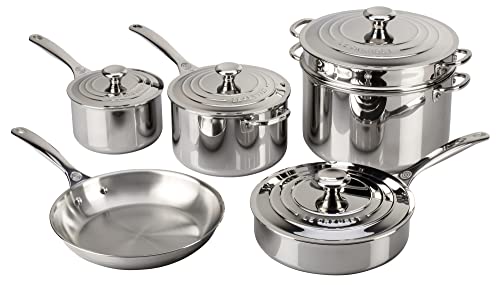 Tri Ply Stainless Steel 10 pc. Cookware Set (10 pc.)