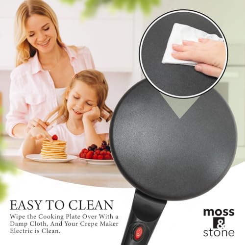 Black Electric Crepe Maker (8 Inch Corded / Black)
