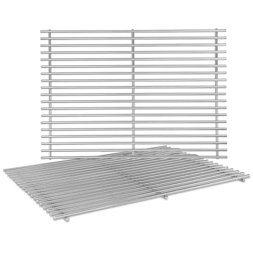 304 Stainless Steel Grill Grates for Weber Genesis II 300 (18.75" x 26.5" - 66095 Genesis II LX 300)