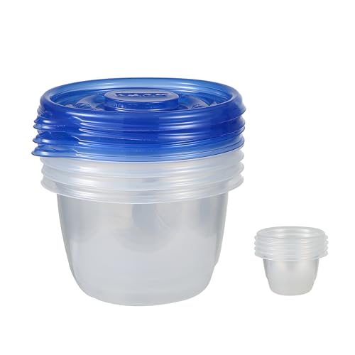 GladWare To Go Lunch Containers with Dressing Cup (Round / 32 oz - 24 Count)