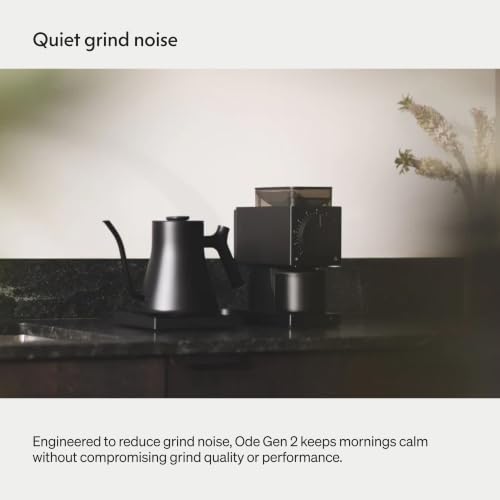 Ode Gen 2 64mm Flat Burr Coffee Grinder Electric (Matte Black)