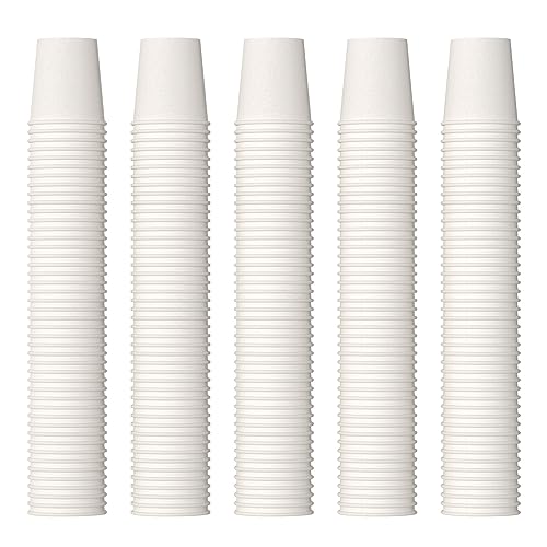 2 oz Bathroom Cups 700 Pack Small Paper Cup White Mouthwash Cup (700Pack)