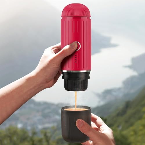 Portable Electric Espresso Machine (2218-RED)