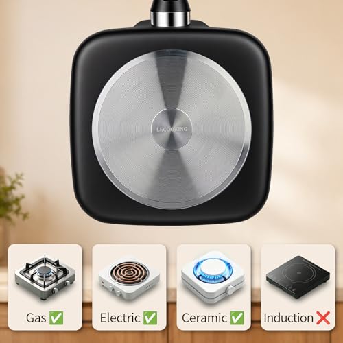 10 Inch Square Griddle Pan (Black / 10" Grill Square Pan)
