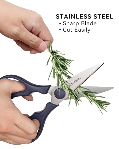 Kitchen Scissors for Food (Blue / 8.35 Inch)