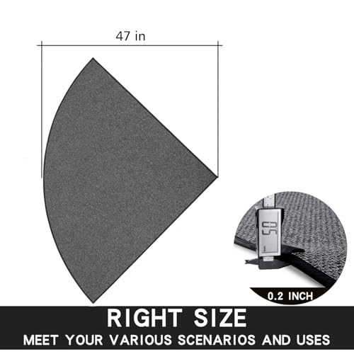 Fan Shaped Kitchen Mat 1 PCS