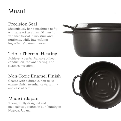 Musui Kamado Cast Iron Induction Cooker