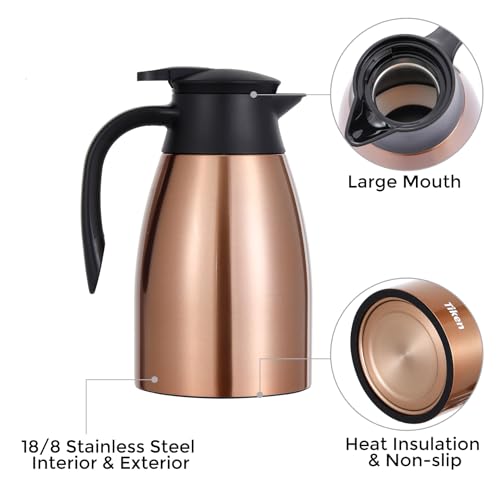 51 Oz Thermal Coffee Carafe (Copper / 50.7 Ounces)