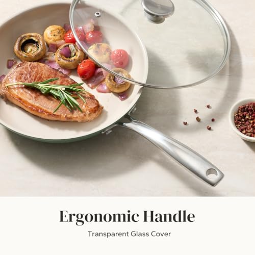 Nonstick 6 Piece Fry Pan Set (Green)