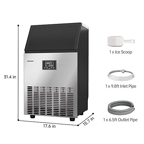 Commercial Ice Maker Machine (100LBS/24H)